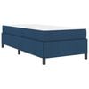 vidaXL Boxspringbett Blau 100 x 200 cm Stoff
