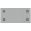 vidaXL Magnettafel Wandmontage Wei&szlig; 40x20 cm Hartglas