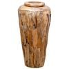 vidaXL Deko-Vase 40 x 80 cm Massivholz Teak