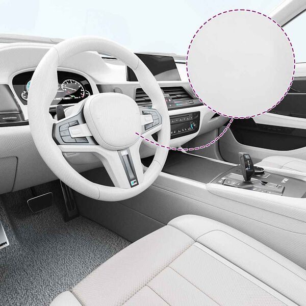 vidaXL Autofolien 2 Stk. 4D Wei&szlig; 100x150 cm+50x150 cm