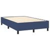 vidaXL Boxspringbettgestell Blau 120x200 cm Stoff