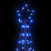 vidaXL LED Weihnachtsbaum 200 LEDs Blau 180 cm