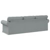 vidaXL Sofa Hellgrau 245 x 82 x 80 cm Stoff