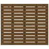 vidaXL Wand-Kopfteil Honigbraun 146x3x91,5 cm Massivholz Kiefer