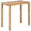 vidaXL Bartisch 112x60x108 cm Raues Mangoholz