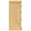 vidaXL Bad-Wandschrank Corona 70x33x71,5 cm Massivholz Kiefer