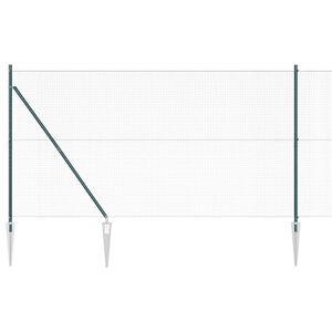 vidaXL Zaunpfosten Gr&uuml;n