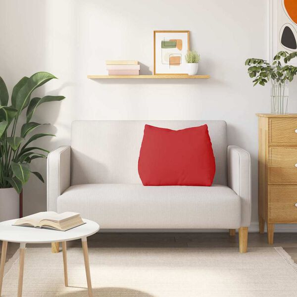 vidaXL R&uuml;ckenkissen Rot 60 x 20 x 50 cm Stoff