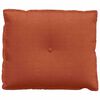 vidaXL R&uuml;ckenkissen Rot-Orange 60 x 50 cm Cordstoff