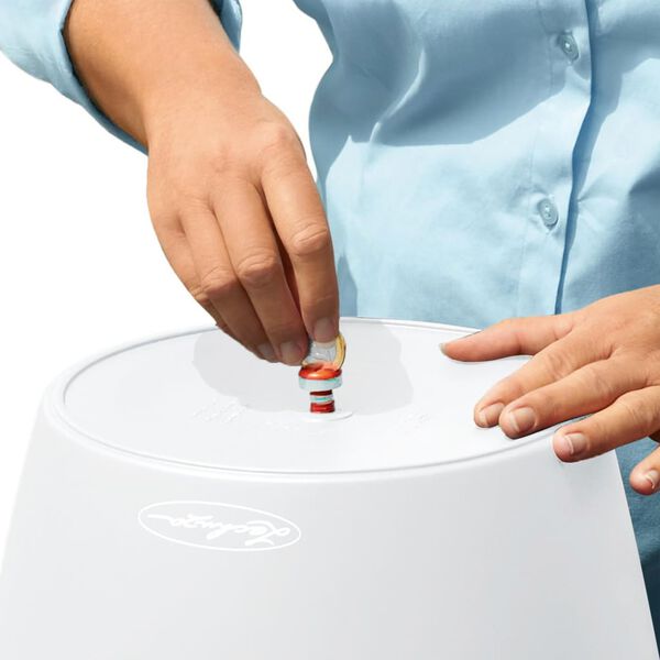 LECHUZA Blumentopf Classico Color 43 ALL-IN-ONE Wei&szlig; 13230