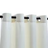 vidaXL Verdunkelungsvorhang mit Metall&ouml;sen Samt Creme 290 x 245 cm