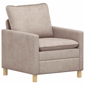 vidaXL Sofa Beige 76 x 81 x 87,5 cm Polyester