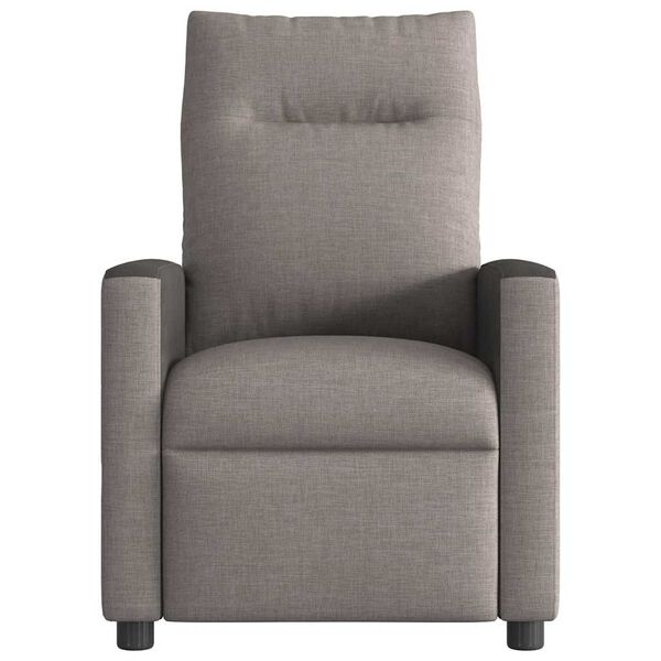 vidaXL Relaxsessel Taupe Stoff