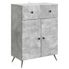 vidaXL Sideboard Betongrau 66 x 34,5 x 90 cm Holzwerkstoff