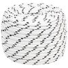 vidaXL Mehrzweck-Allzweckseil 12 mm 100 m Wei&szlig; Polyester