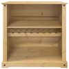 vidaXL Weinschrank Corona 107,5x51x105,5 cm Massivholz Kiefer