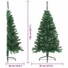 vidaXL K&uuml;nstlicher vorbeleuchteter Weihnachtsbaum Gr&uuml;n 150 cm PVC