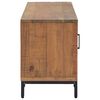 vidaXL TV-Schrank Braun 110x35x48 cm Massivholz Kiefer