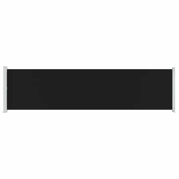 vidaXL Seitenmarkise Ausziehbar 600x160 cm Schwarz