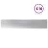 vidaXL Rasenkanten 10 Stk. 20x103 cm Verzinkter Stahl
