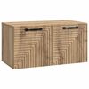 vidaXL Wandmontierter TV-Schrank 59,5 x 31 x 30 cm Artisan-Eiche