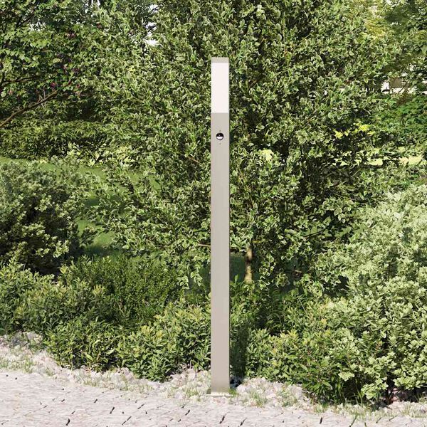 vidaXL Pollerleuchte mit Sensor 110 cm Edelstahl IP44