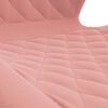 vidaXL Esszimmerst&uuml;hle 2 Stk. Drehbar Rosa Samt