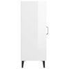 vidaXL Sideboard Hochglanz-Weiß 34,5x34x90 cm Holzwerkstoff