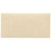 vidaXL Wandpaneele 12 Stk. Creme 30x15 cm Stoff 0,54 m²