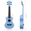 vidaXL Sopran-Ukulele-Set mit Tasche f&uuml;r Kinder Babyblau 23"