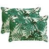 vidaXL Kissen 2 stk. HOUTEN Blattmuster 40 x 60 cm Polyester