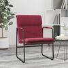 vidaXL Loungesessel Weinrot 55x64x80 cm Stoff