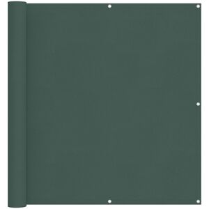 vidaXL Balkonsichtschutz Dunkelgr&uuml;n 110 x 800 cm Oxford-Stoff