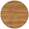 vidaXL Tischplatte &Oslash; 90 x 3,5 Rund Massives Teakholz Natur
