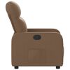 vidaXL Relaxsessel Braun Stoff