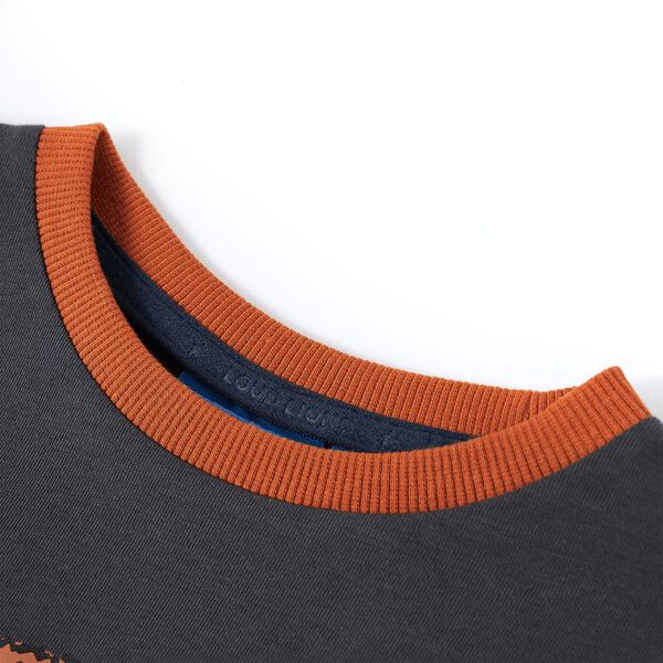 Kinder-Langarmshirt Anthracite 92