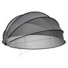 vidaXL Pool-Dome Schwarz 500 x 500 x 236 cm