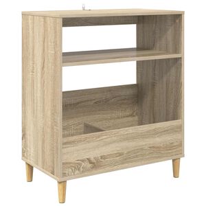 vidaXL Plattenspieler Stand Sonoma-Eiche 71 x 39,5 x 83 cm