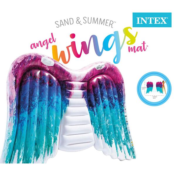 Intex Luftmatratze Angel Wings Mat 58786EU