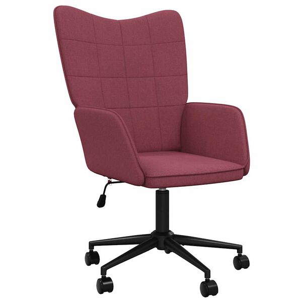 vidaXL Relaxsessel Weinrot Stoff