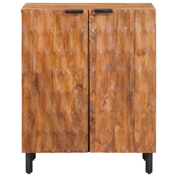 vidaXL Sideboard Akazienbraune Oberfl&auml;che 60 x 33 x 75 cm