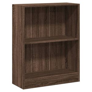 vidaXL B&uuml;cherregal Braun Eichen-Optik 60x24x76 cm Holzwerkstoff
