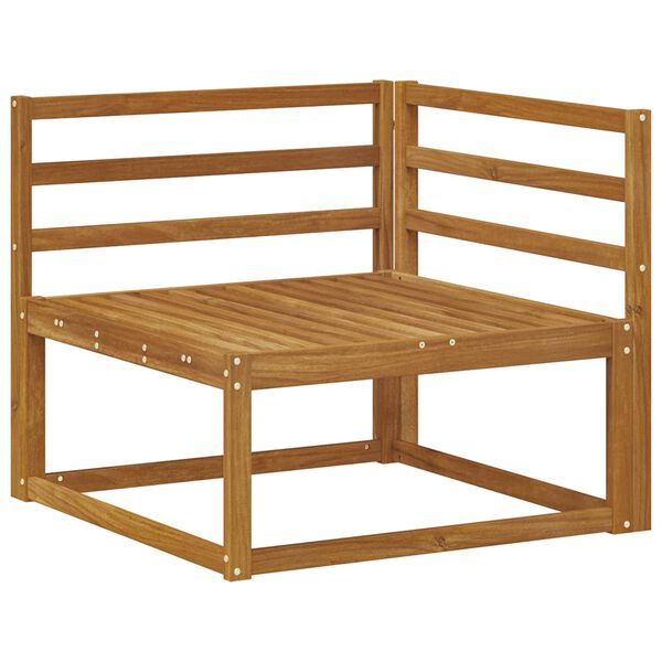 vidaXL Outdoor-Sofagarnitur 9 pcs Natur Massivholz Akazie