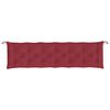vidaXL Gartenbank-Auflage Weinrot 200x50x7 cm Oxford-Gewebe