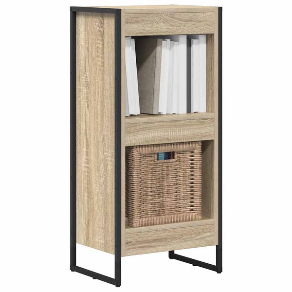 vidaXL B&uuml;cherregal Sonoma 80 x 30 x 155 cm Holzwerkstoff