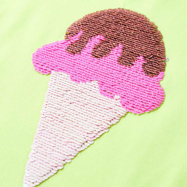 Kinder-T-Shirt Neongelb 128