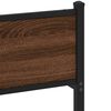 vidaXL Bettgestell ohne Matratze Braun Eiche 120x200 cm Holzwerkstoff