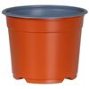vidaXL Runder Blumentopf 50 stk. Terrakotta &Oslash; 10 x 8 cm Kunststoff