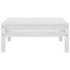 vidaXL 9-tlg. Garten-Lounge-Set Weiß Kiefer Massivholz