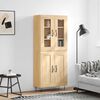 vidaXL Highboard Sonoma-Eiche 69,5x34x180 cm Holzwerkstoff